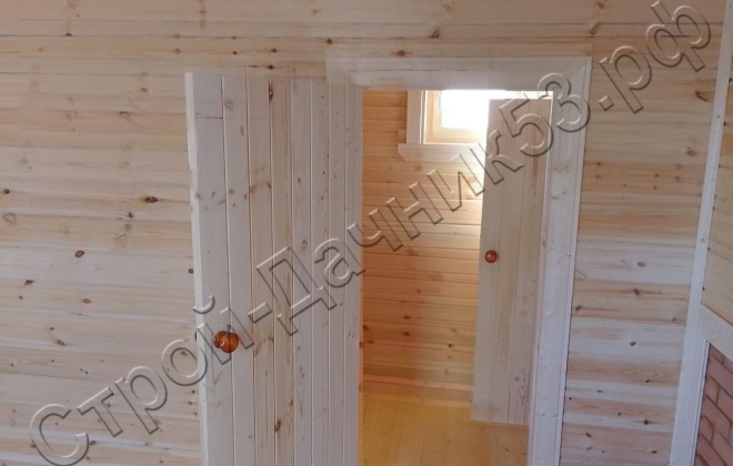 3 Брусовая баня Б-11, 6х4м, 26 М², Ленинградская область, Красносельский район, Территория Горелово (1)